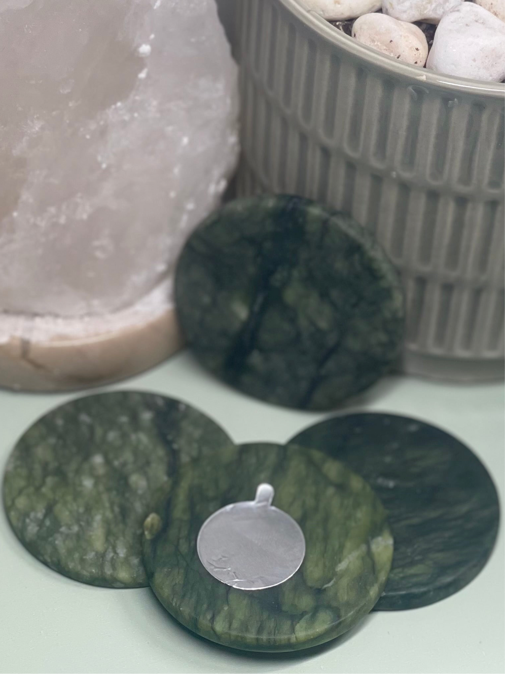 Jade Stone Glue Holder