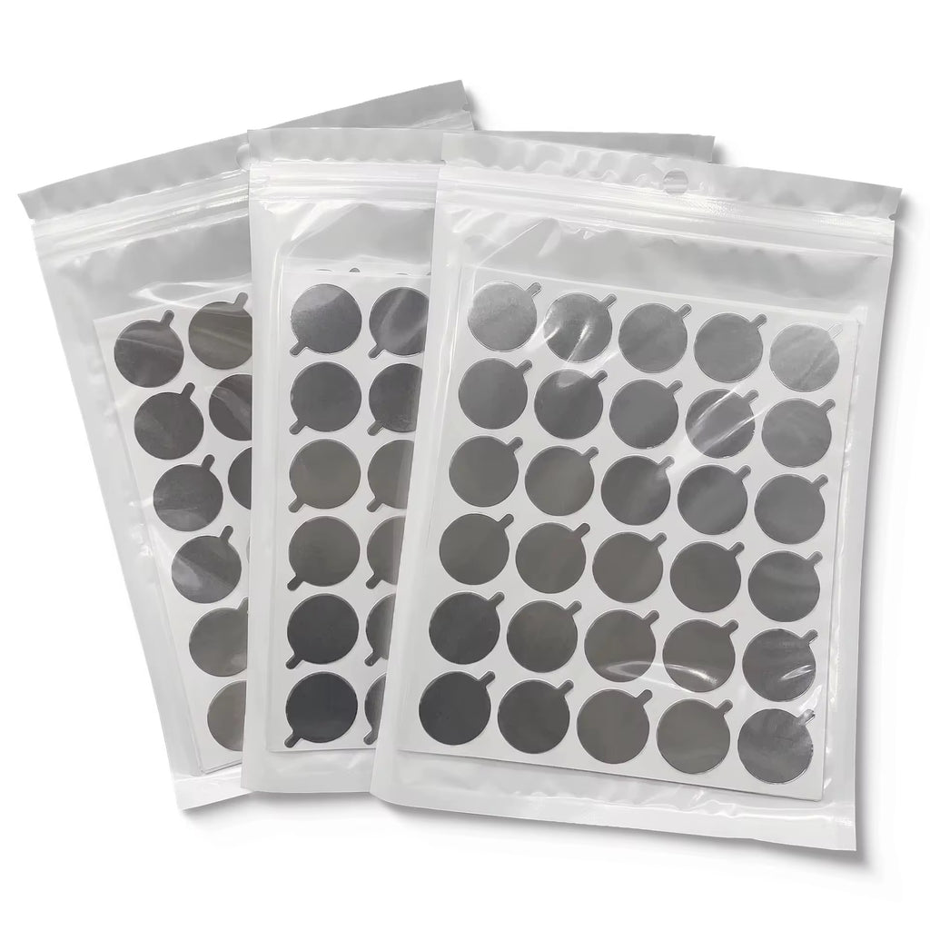 Aluminium Glue plate sticker.