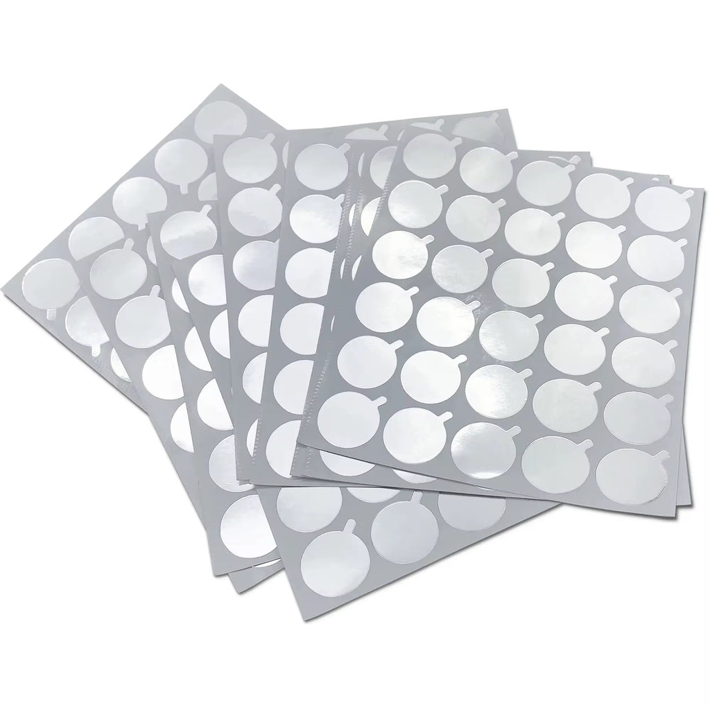Aluminium Glue plate sticker.