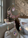 Rose Quarts Evil eye - sun catcher