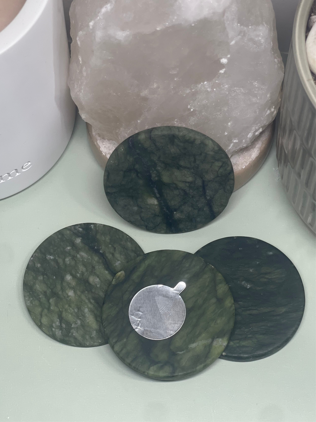 Jade Stone Glue Holder