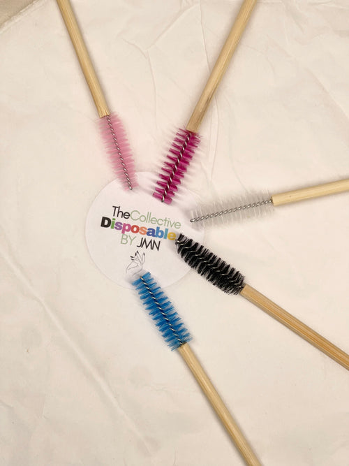 Bamboo Eco Friendly Mascara wands 25 pack