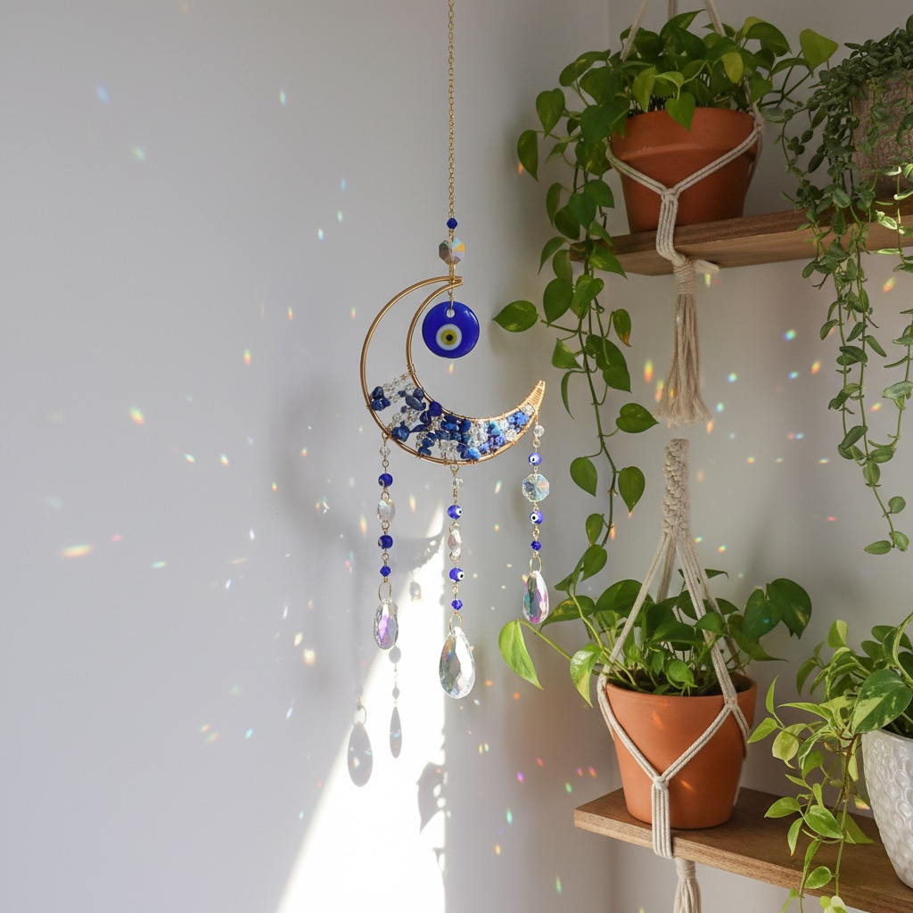 Evil Eye Protection Sun Catcher