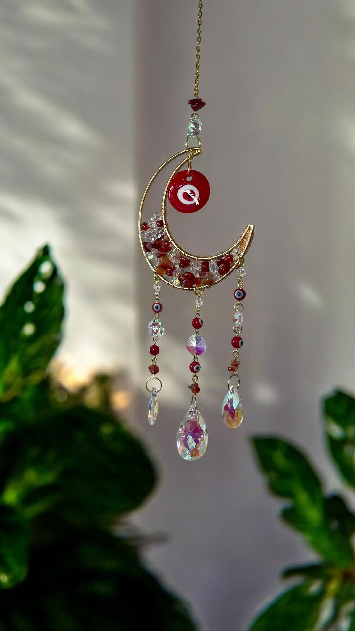 Carnelian Evil Eye — Sun Catcher